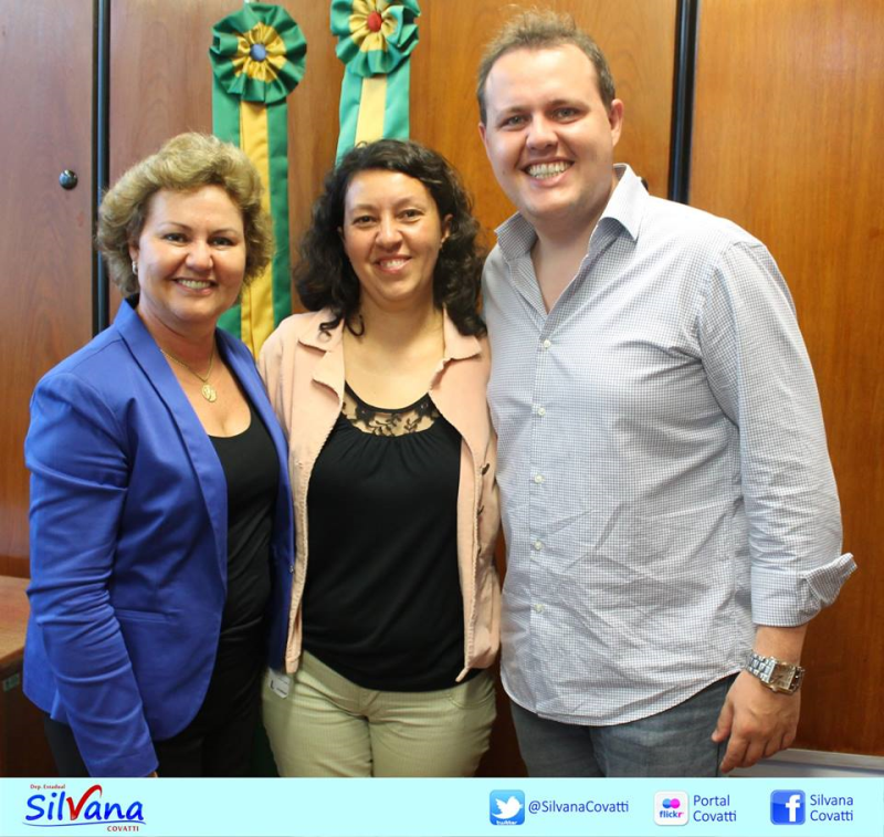 VEREADORA ARACI ESTEVE COM A DEPUTADA SILVANA COVATTI